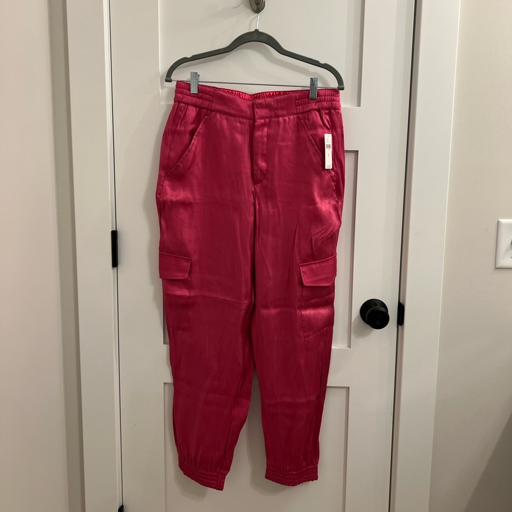 NWT Anthropologie Pink jumpsuit pants